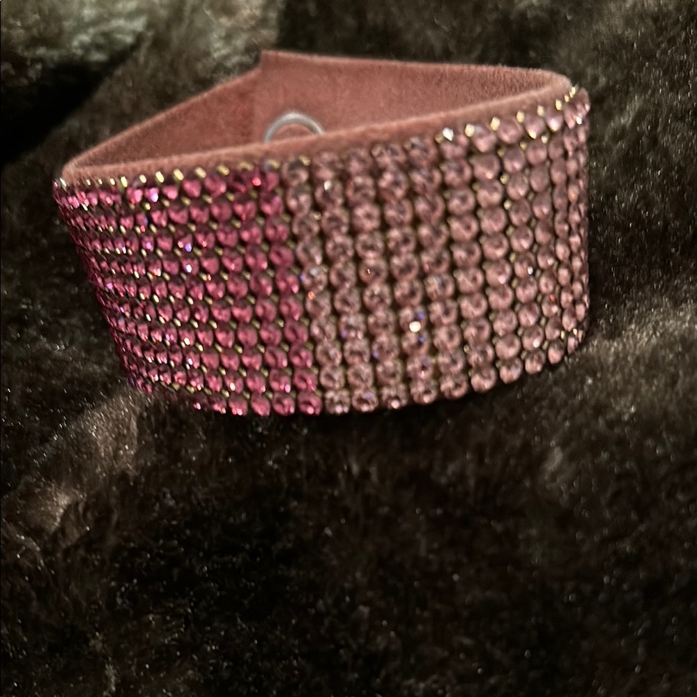 Sparkling Pink Rhinestone Bracelet